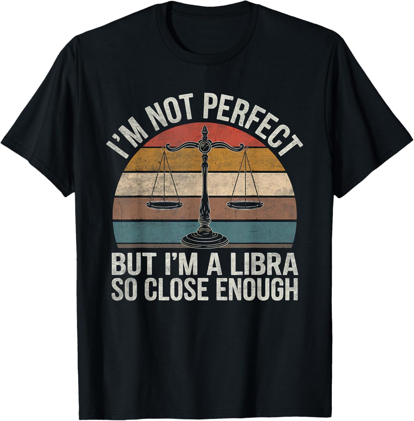 Libra Zodiac Sign Birthday Horoscope Astrology T-Shirt - T-Shirt | Black