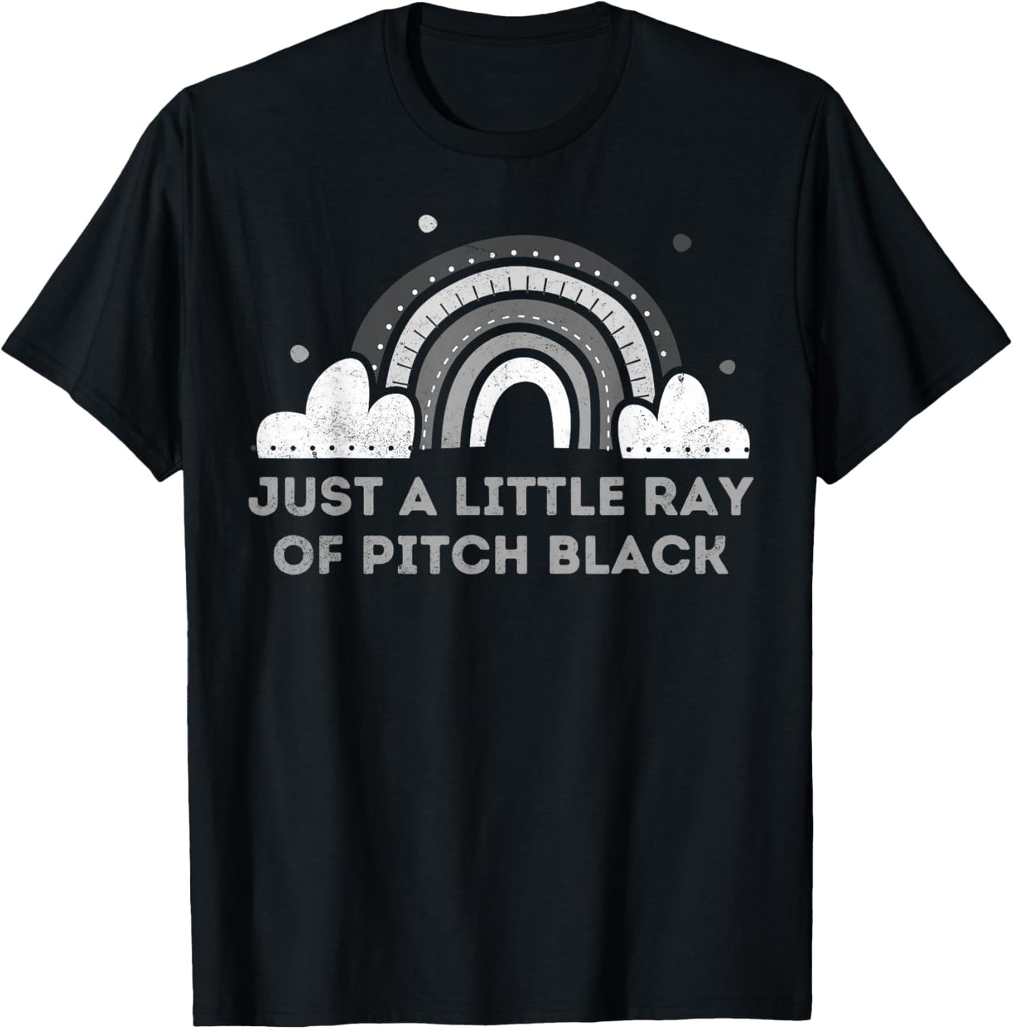 A Little Ray Of Pitch Black T-Shirt - T-Shirt | Black