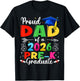 Proud Dad Class of 2026 Pre-K Graduate Graduation Family T-Shirt - T-Shirt | Black