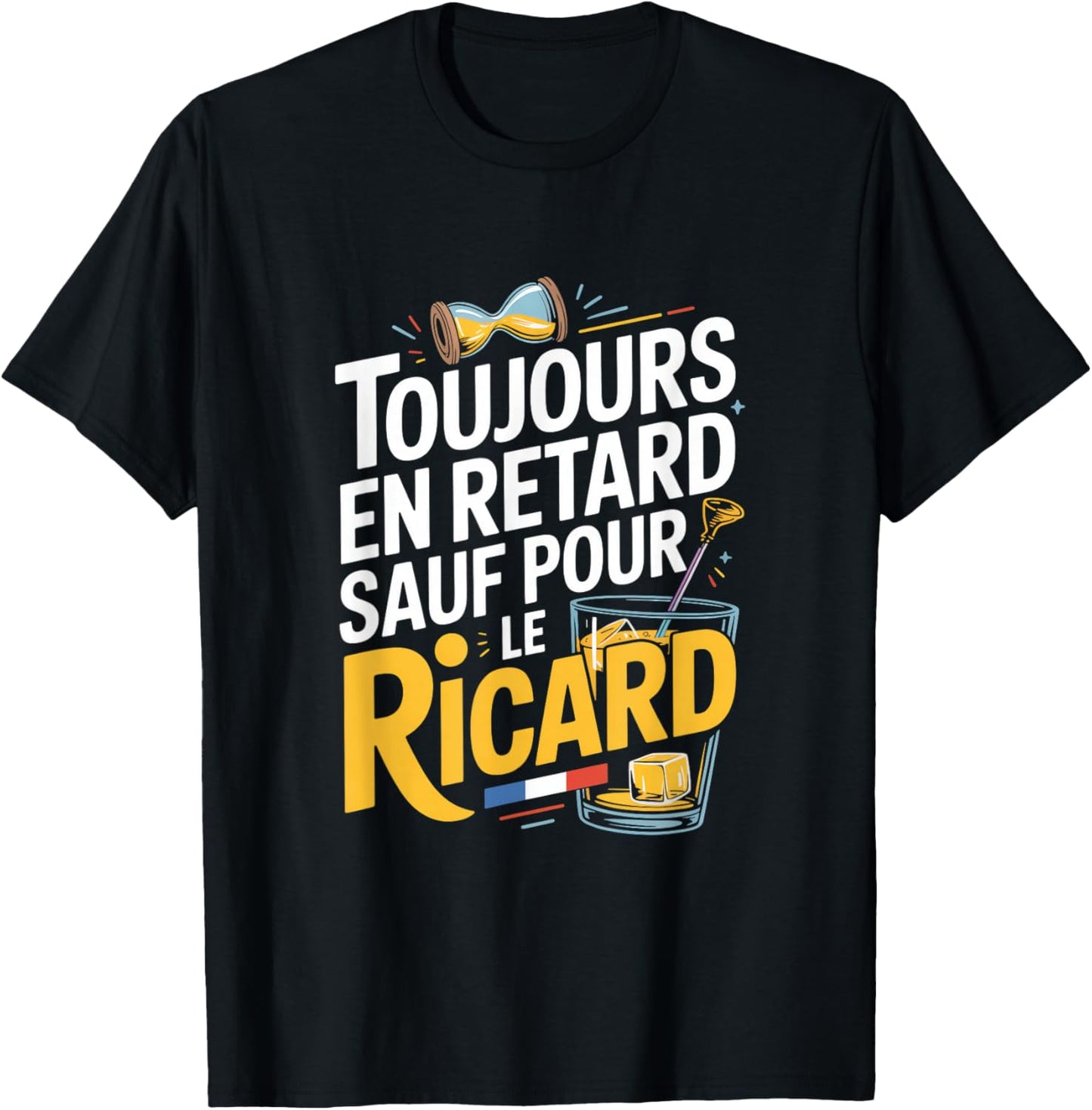 Still late except for Le Ricard T-Shirt - T-Shirt | Black