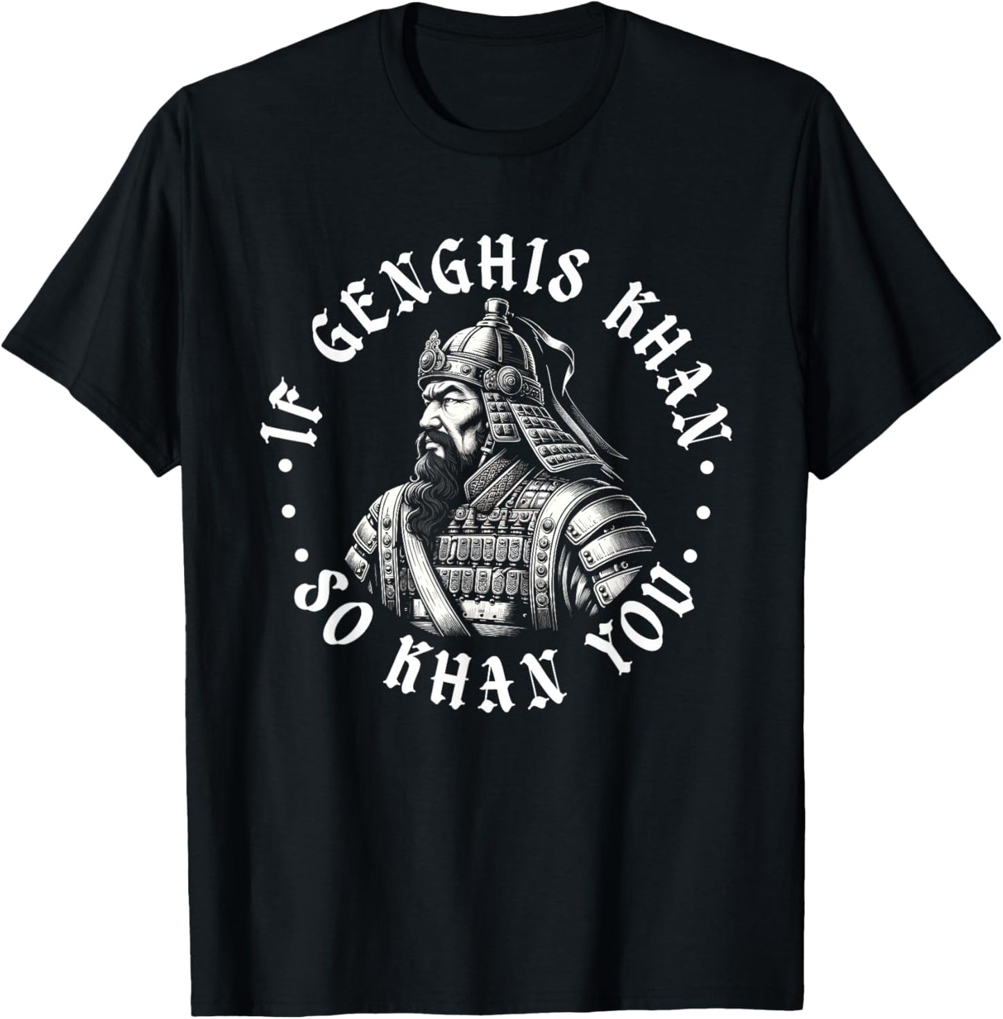 Genghis Khan World Tour - Historic Mongol T-Shirt - T-Shirt | Black