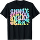 in My Summer Break Era Groovy Boy Girl Student Teacher T-Shirt - T-Shirt | Black