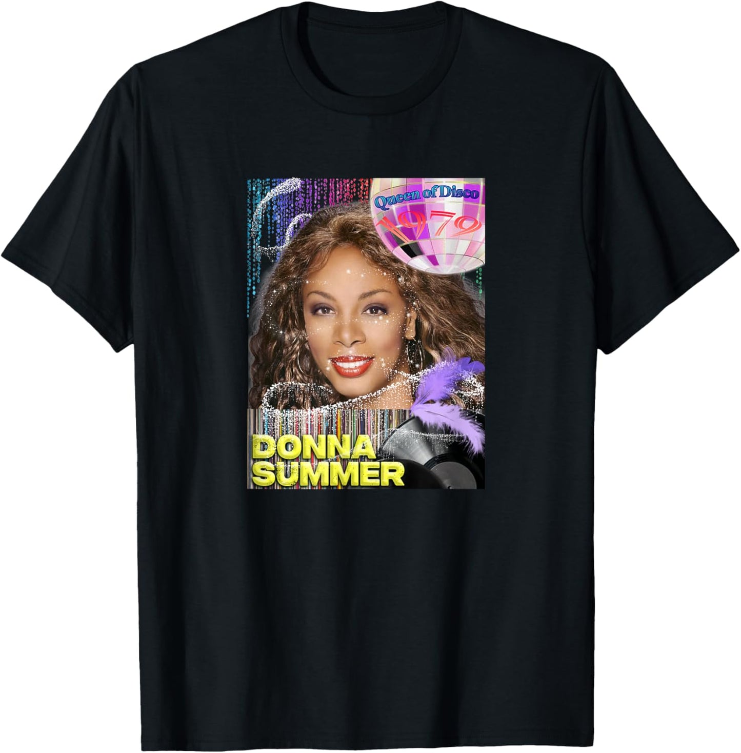 Donna Summer_002 T-Shirt - T-Shirt | Black