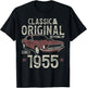 70th Birthday Born 1955 Classic Car T-Shirt - T-Shirt | Black