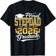Senior 2026 Proud Stepdad of A Class of 2026 Graduate Senior T-Shirt - T-Shirt | Black