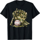 Camo Baseball Drip Ice Cream Baseball Funny Boys Men T-Shirt - T-Shirt | Black