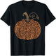Vintage Pumpkin Women's Autumn Fall Thanksgiving Halloween T-Shirt - T-Shirt | Black