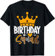 Birthday Squad Wild Animals Print Safari Zoo Kids Girls Boys T-Shirt - T-Shirt | Black