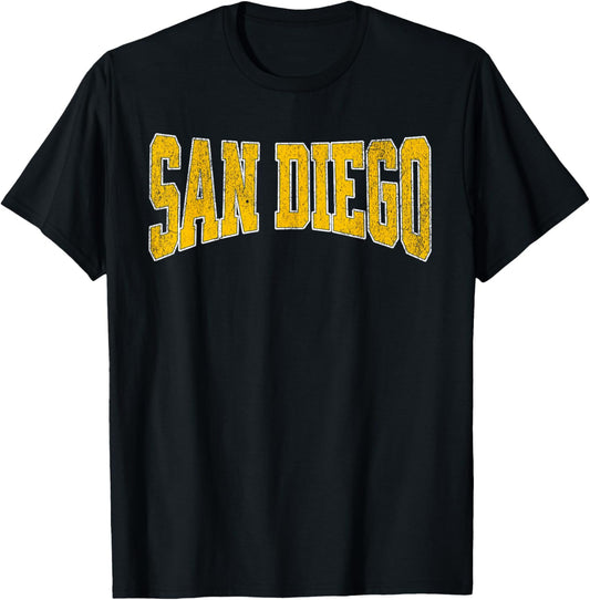 San diego vintage city T-Shirt - T-Shirt | Black