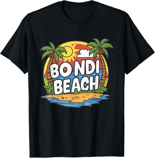 Bondi Beach Australia T-Shirt - T-Shirt | Black