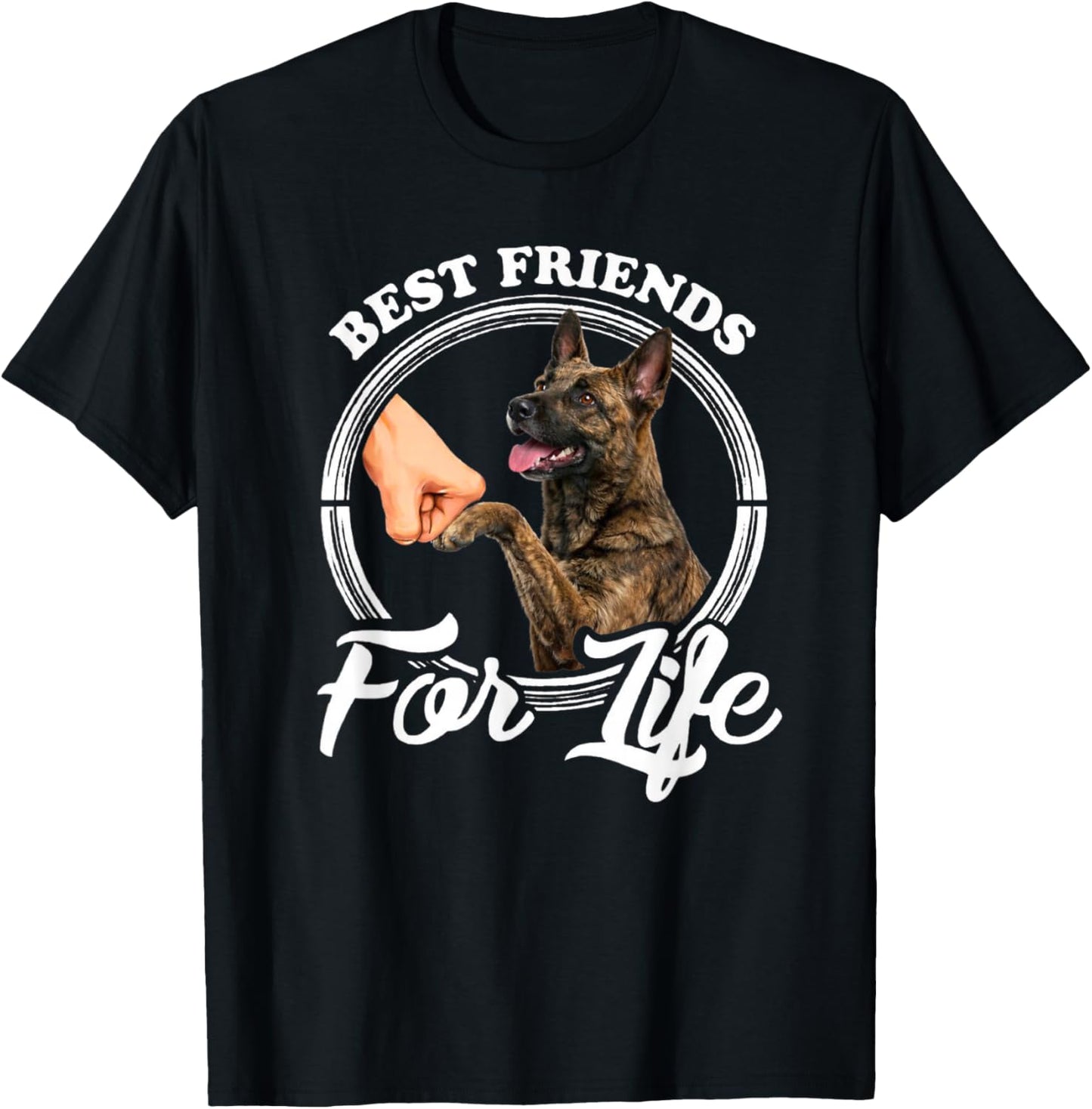 Motif Chien de Berger hollandais Amusant Best Friends T-Shirt - T-Shirt | Black