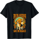 Women's End The Suffering Save The Beagles Dog V-Neck T-Shirt - T-Shirt | Black