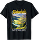 Haleakala National Park Illustration Retro Distressed T-Shirt - T-Shirt | Black