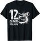 12th Birthday Boys Icehockey Player Ice Hockey 12 Years Old T-Shirt - T-Shirt | Black