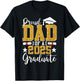Proud Dad Of A 2025 Graduate Dad Graduation 2025 Senior T-Shirt - T-Shirt | Black