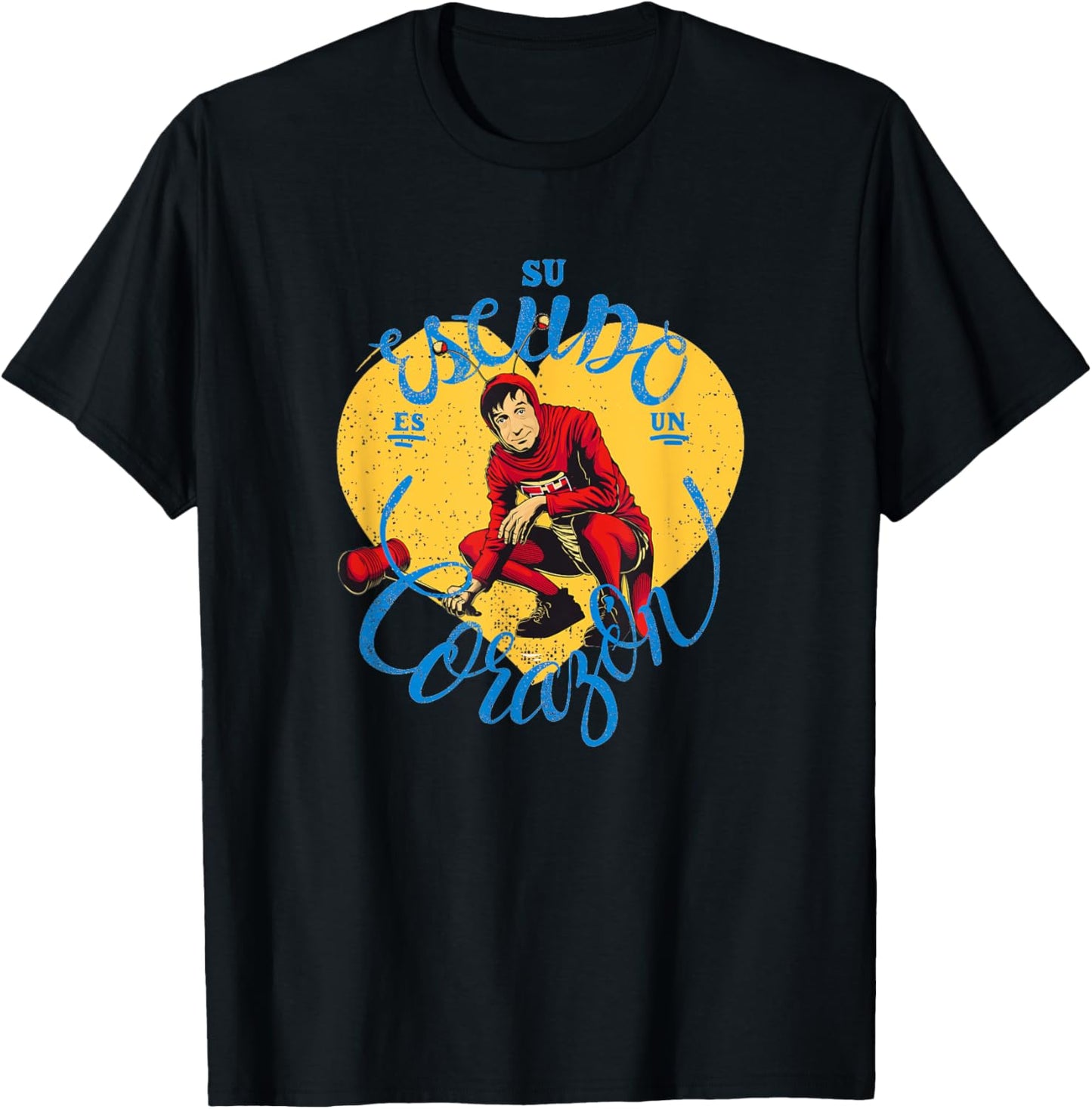 Chapulin Colorado - Fun Desings for Kids, Teen, Women & Men T-Shirt - T-Shirt | Black