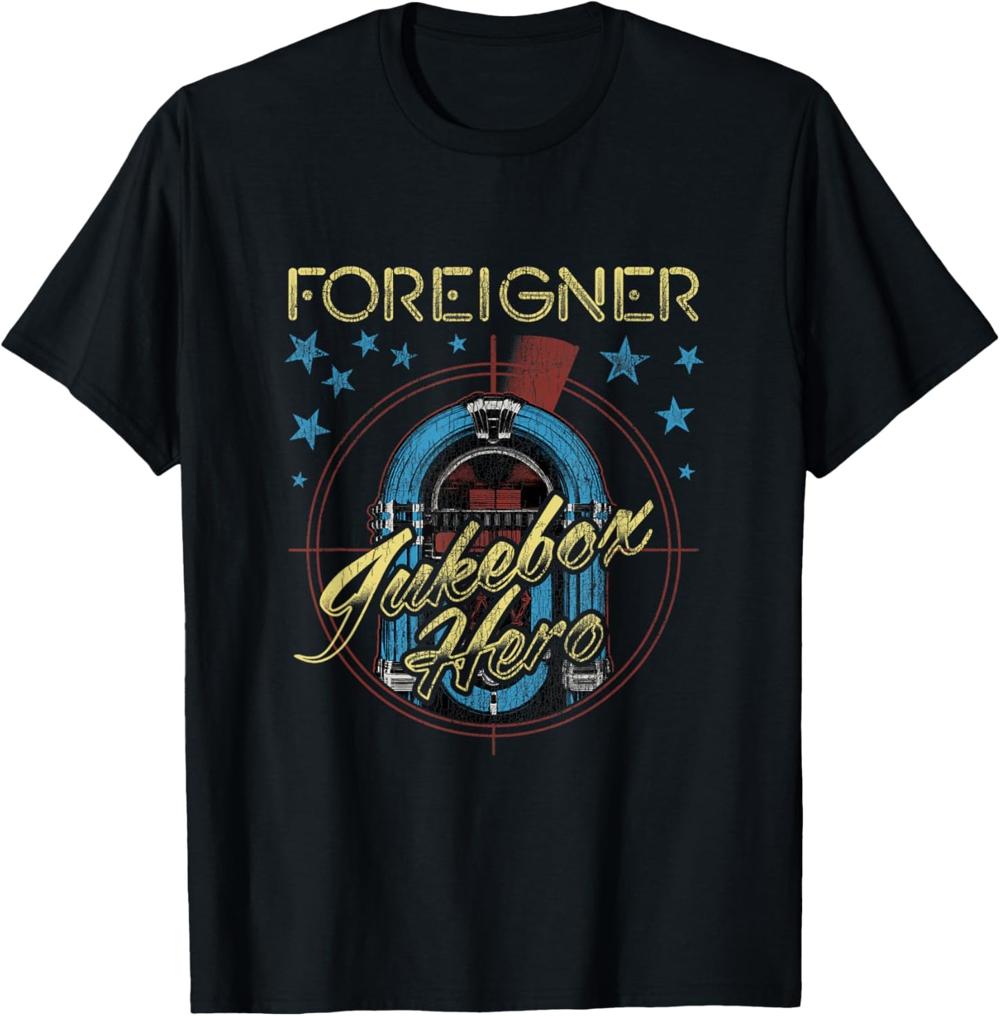 Ausländische Rockband Jukebox American Classic PAPL2697 T-Shirt - T-Shirt | Black