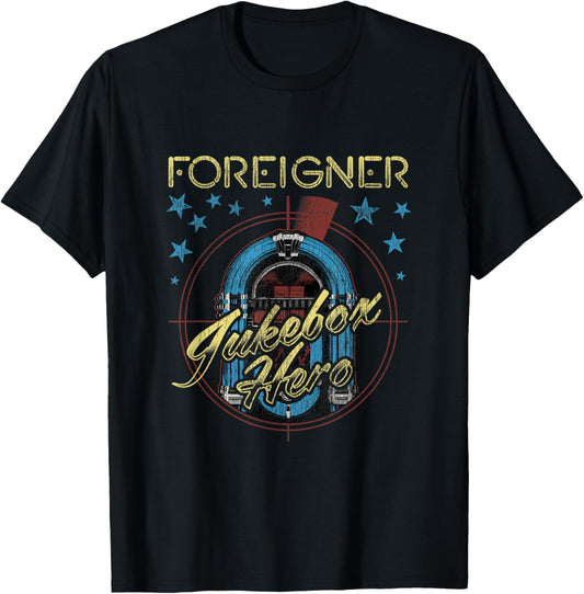 Ausländische Rockband Jukebox American Classic PAPL2697 T-Shirt - T-Shirt | Black
