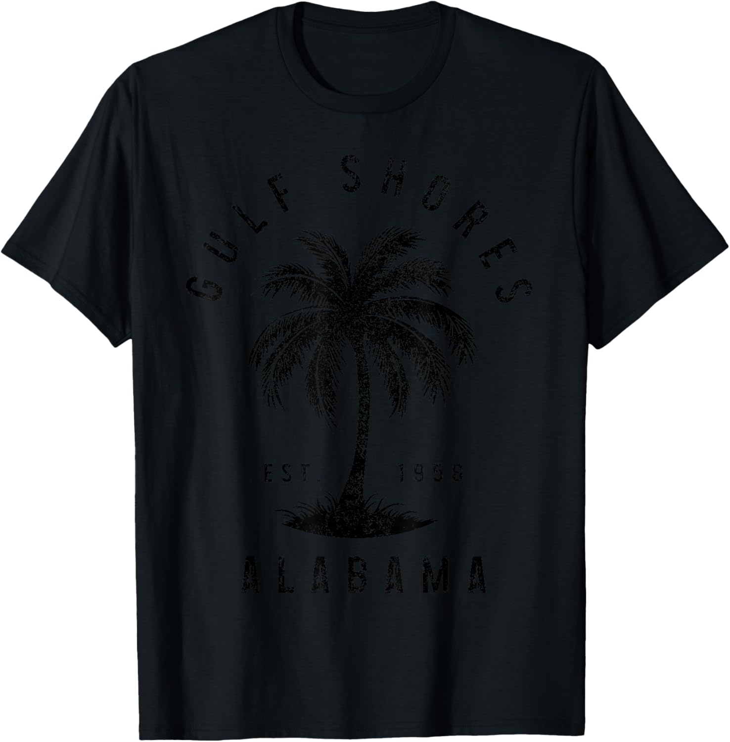 Gulf Shores Alabama T-Shirt - T-Shirt | Black