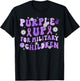 Purple Up for Military Kids Heart Military Children Toddlers T-Shirt - T-Shirt | Black