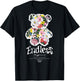Hip Hop Vintage Edgy Urban Y2K Back Print Streetwear Teddy T-Shirt - T-Shirt | Black