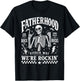 Fatherhood Sometimes I Rock It Sometimes It Rocks Me T-Shirt - T-Shirt | Black