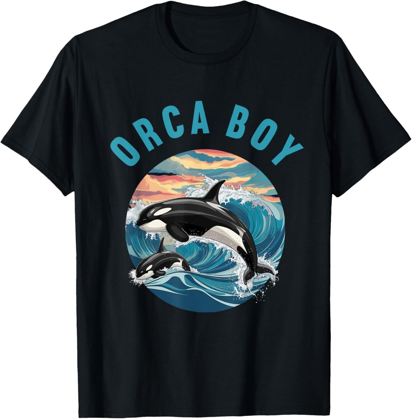 This Is My Orca Boy Birthday T-Shirt - T-Shirt | Black