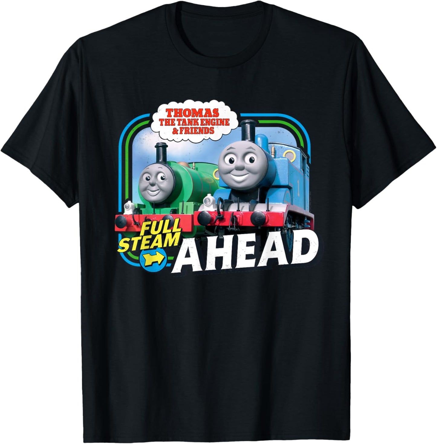 Thomas & Friends Full Steam Ahead T-Shirt - T-Shirt | Black
