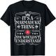 Marmaduke Name Its A Marmaduke Thing You Wouldn't Understand T-Shirt - T-Shirt | Black