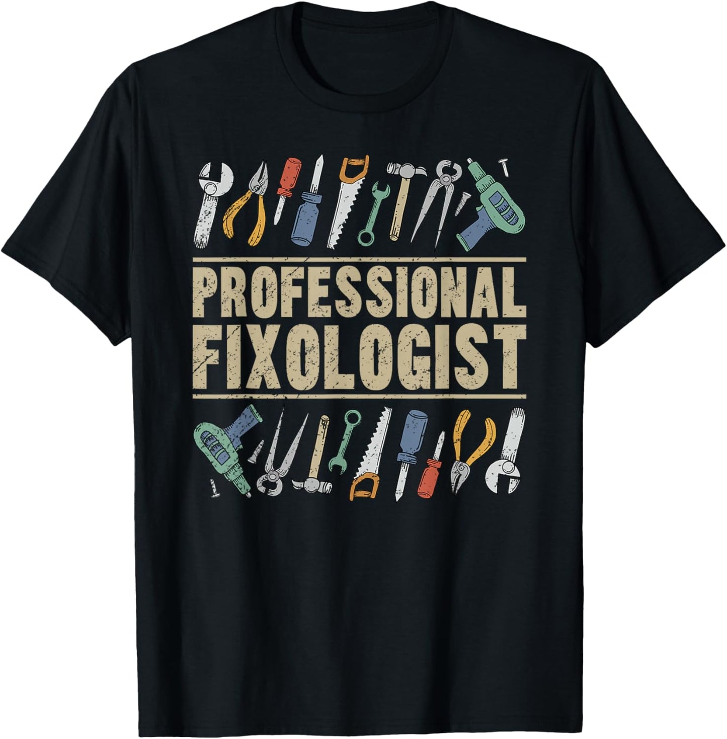 Fixologist Maintenance Technician Maintenance Tech T-Shirt - T-Shirt | Black