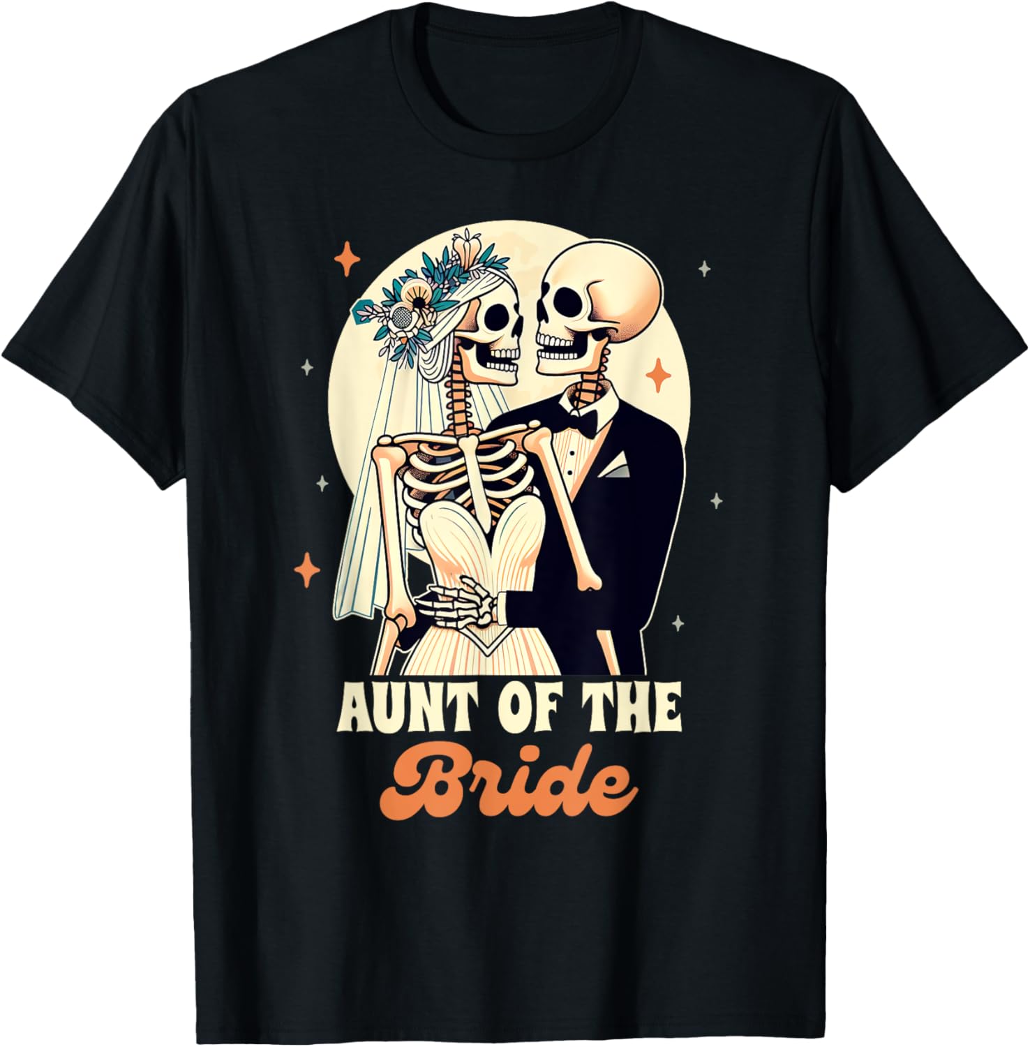Auntie Of The Bride Wedding Rehearsal Aunt Of The Bride T-Shirt - T-Shirt | Black