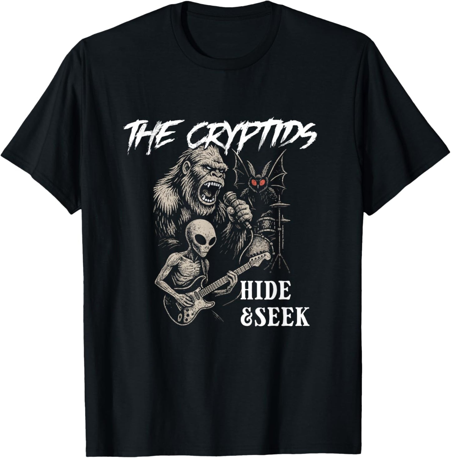 The Cryptids T-Shirt - T-Shirt | Black