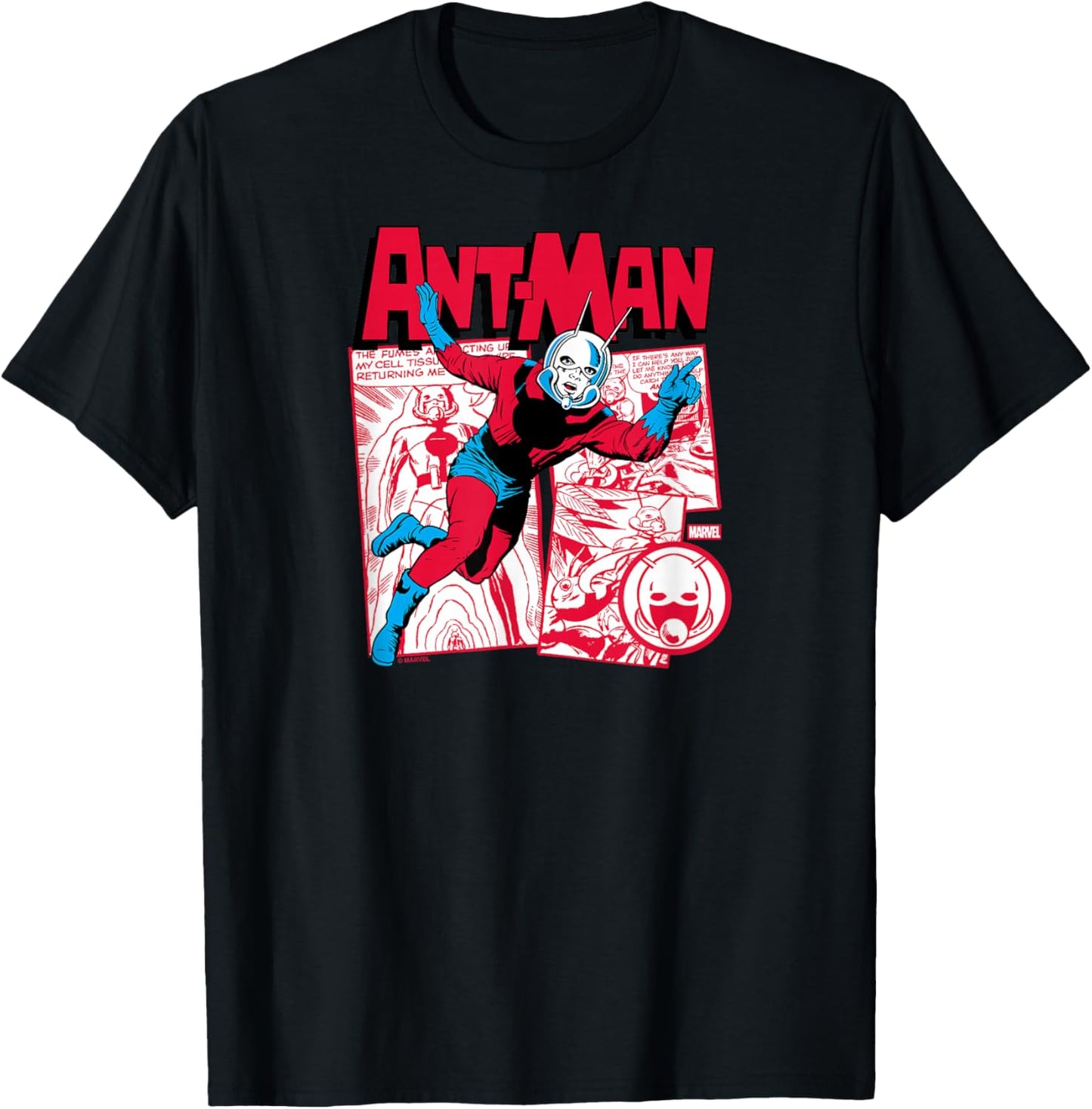 Ant Man - Retro T-Shirt - T-Shirt | Black