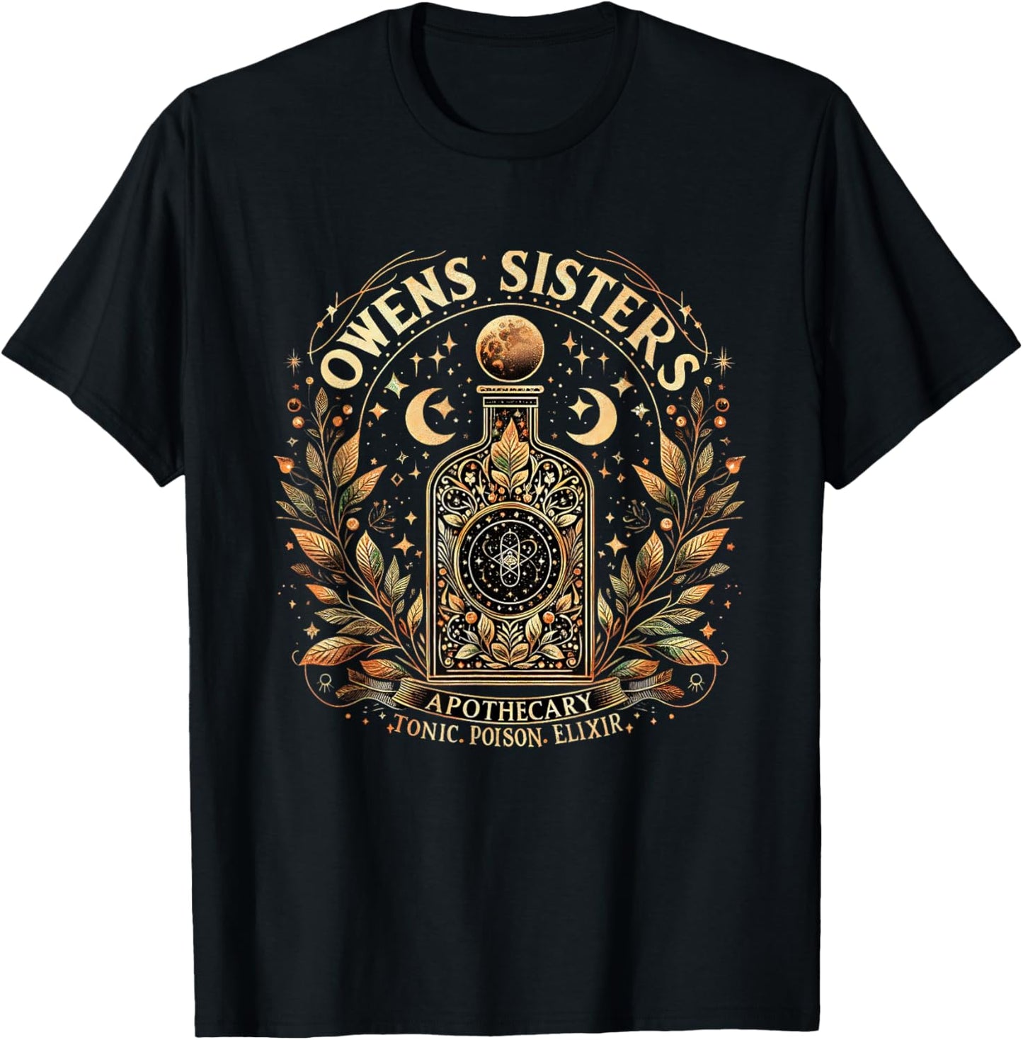 Halloween Sisters Practical Magic Girls Womans T-Shirt - T-Shirt | Black