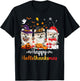 Happy Hallothanksmas Pomeranian Dog Halloween Christmas Men Women Kids T-Shirt - T-Shirt | Black