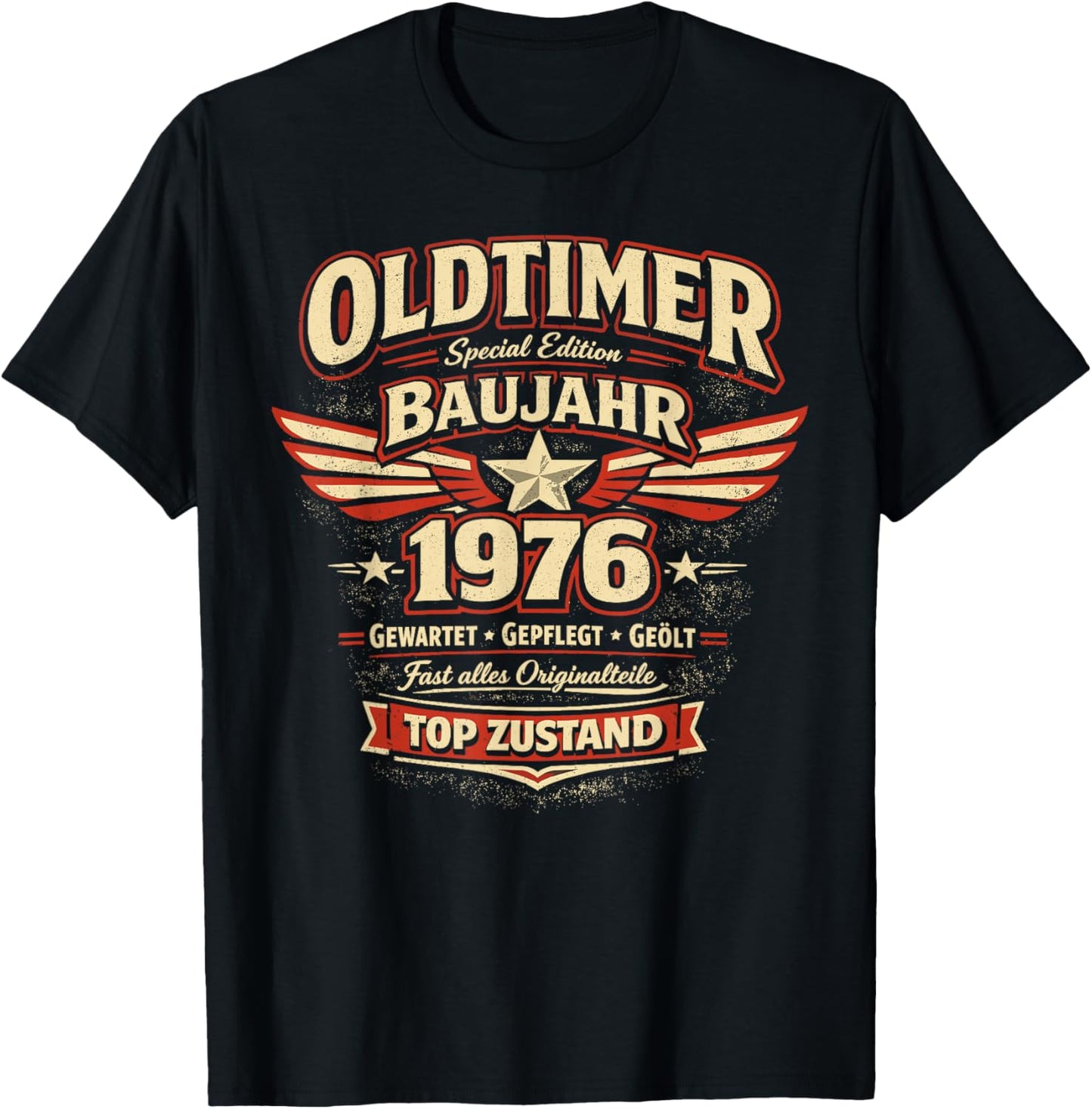 1976 Oldtimer 50th Birthday T-Shirt - T-Shirt | Black