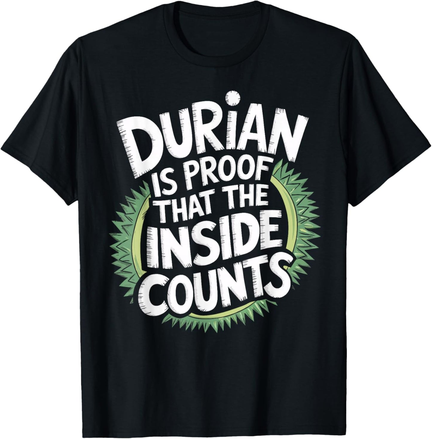 Durian Fruit The Inside Of Durian T-Shirt - T-Shirt | Black