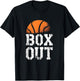 BOX OUT Basketball T-Shirt - T-Shirt | Black