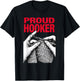 Proud Hooker Funny Knitting Lover Saying Quote Men Women T-Shirt - T-Shirt | Black