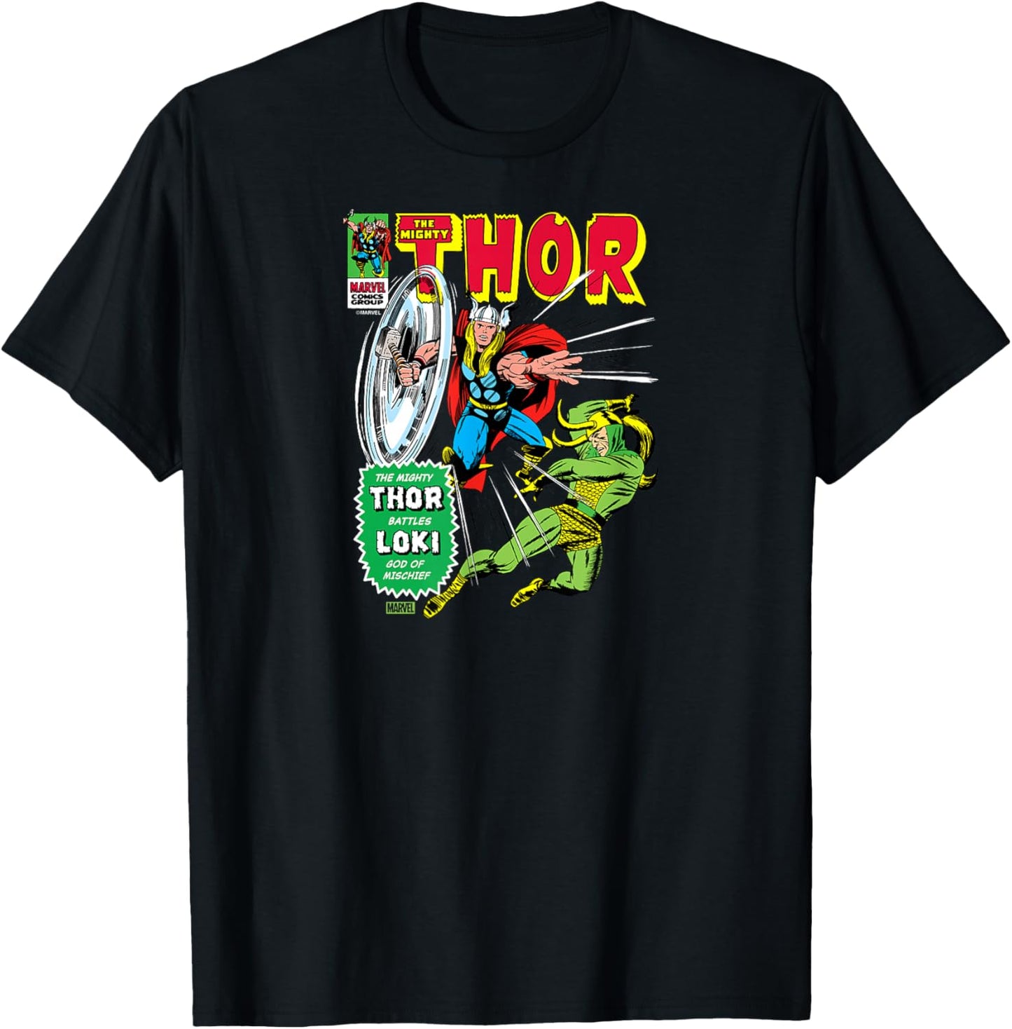 Thor - Retro Dover T-Shirt - T-Shirt | Black
