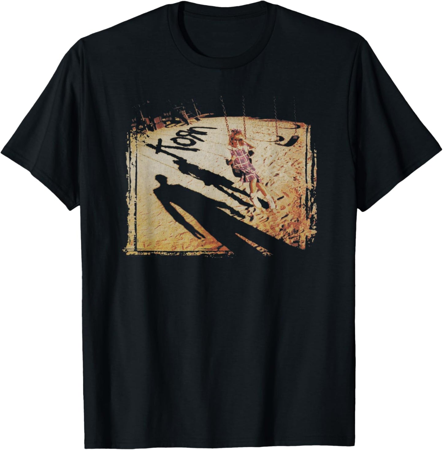 Korn Swing Set Cover , Black, S T-Shirt - T-Shirt | Black