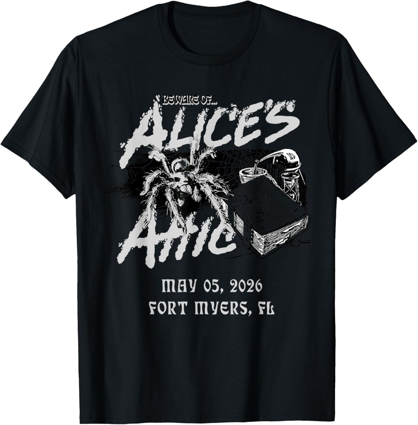 Alice Cooper 2026 Tour Fort Myers T-Shirt - T-Shirt | Black