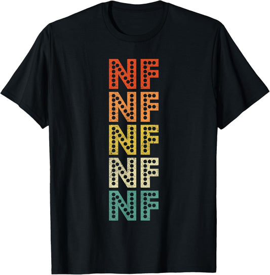 Nf Retro Vintage T-Shirt - T-Shirt | Black