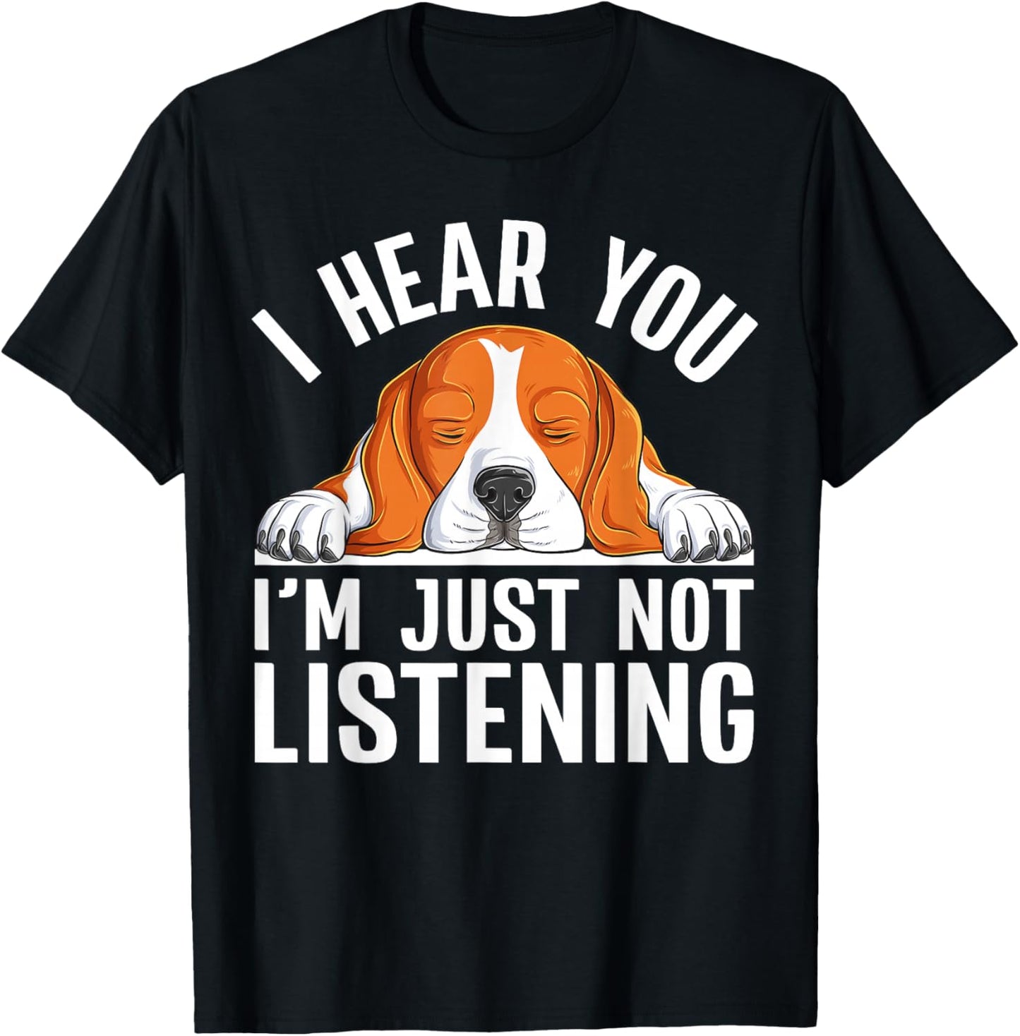 Funny Beagle Sleeping Pet Puppy Dog Lover Lazy Beagle T-Shirt - T-Shirt | Black