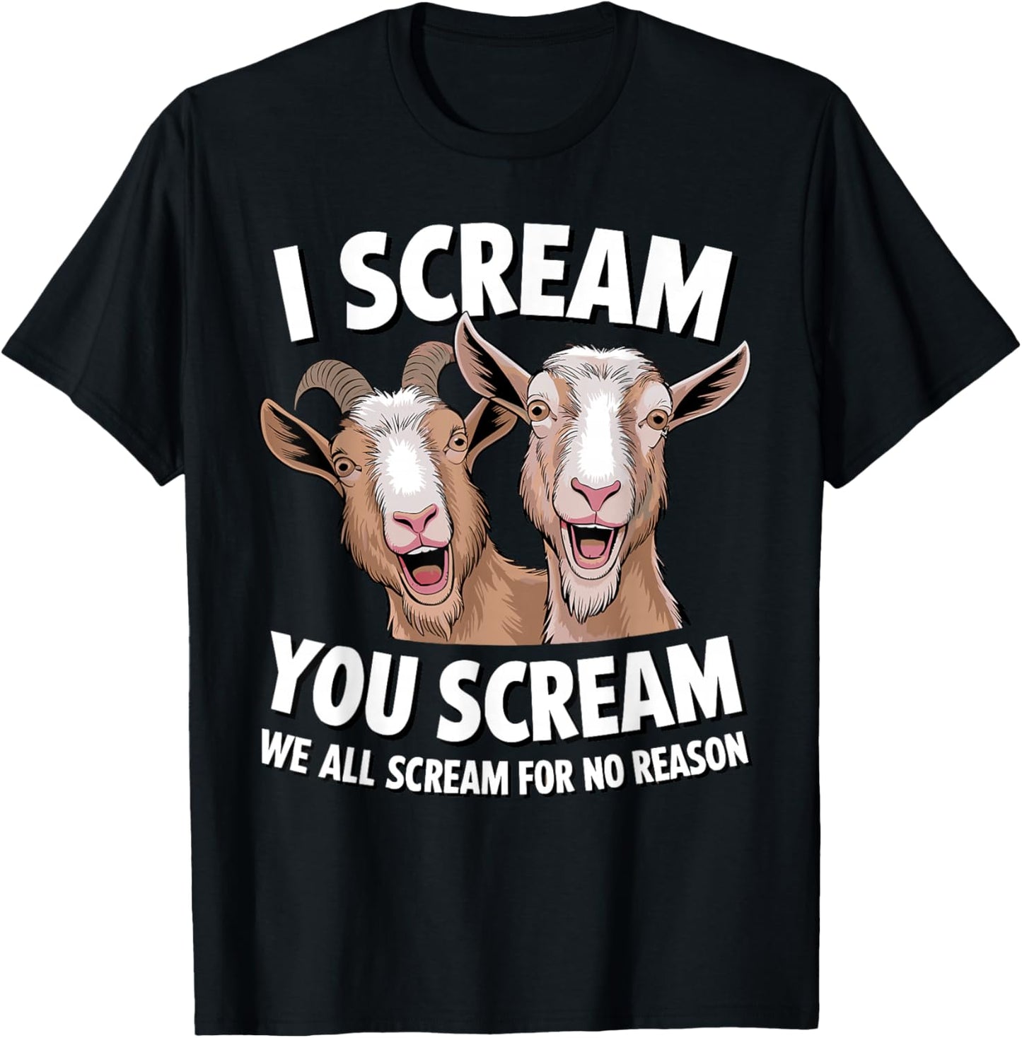 Goat Design Women Goat Themed Domestic Goat Lover T-Shirt - T-Shirt | Black