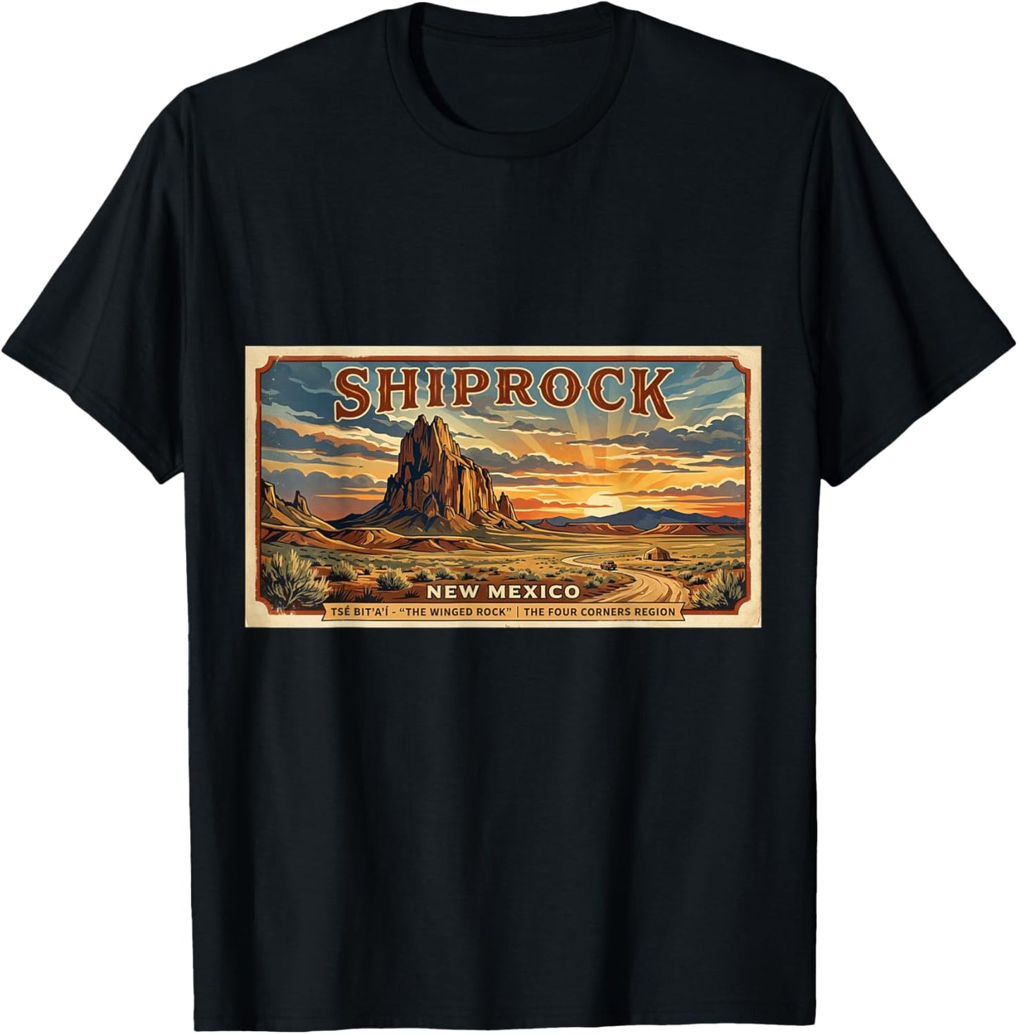 Vintage Shiprock T-Shirt - T-Shirt | Black