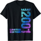 März 2001 Mann Frau 25. Geburtstag Limited Edition 25 T-Shirt - T-Shirt | Black
