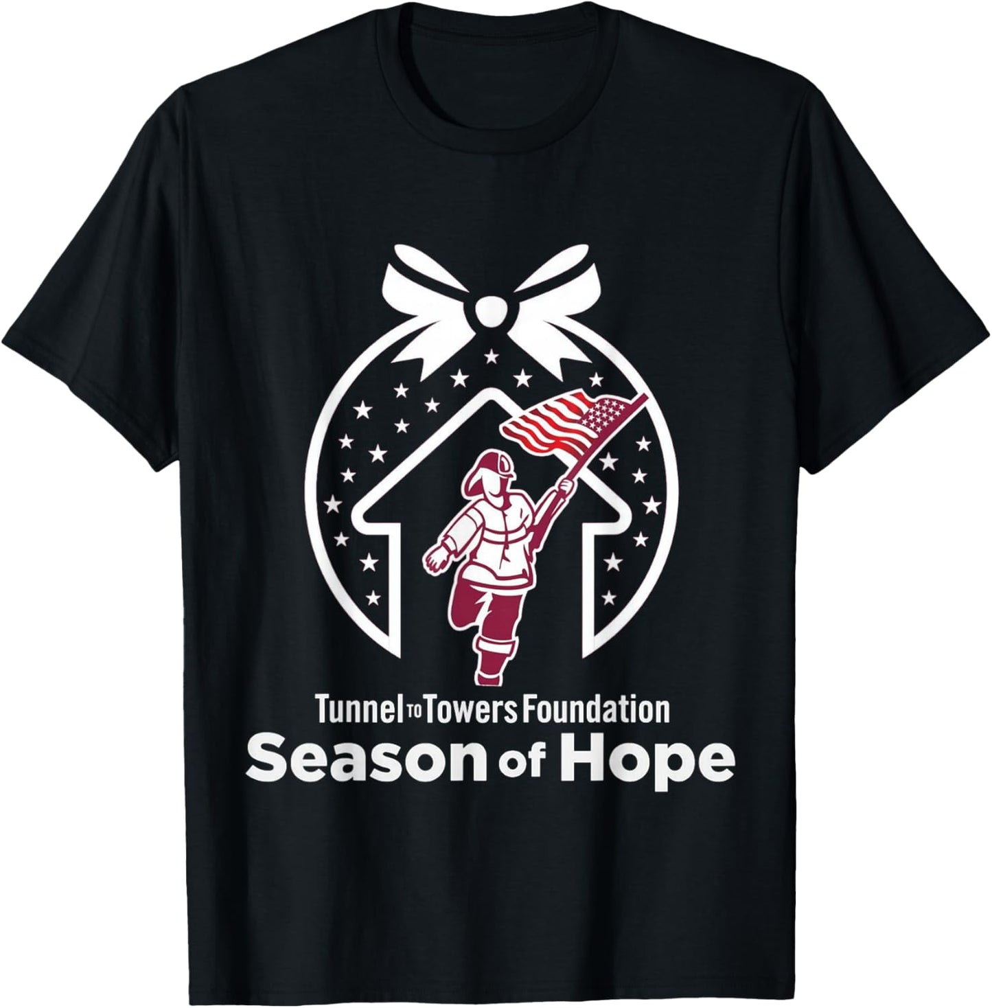 Tunnel to Towers, Meaningful Gift, Honor, Warm Christmas T-Shirt - T-Shirt | Black