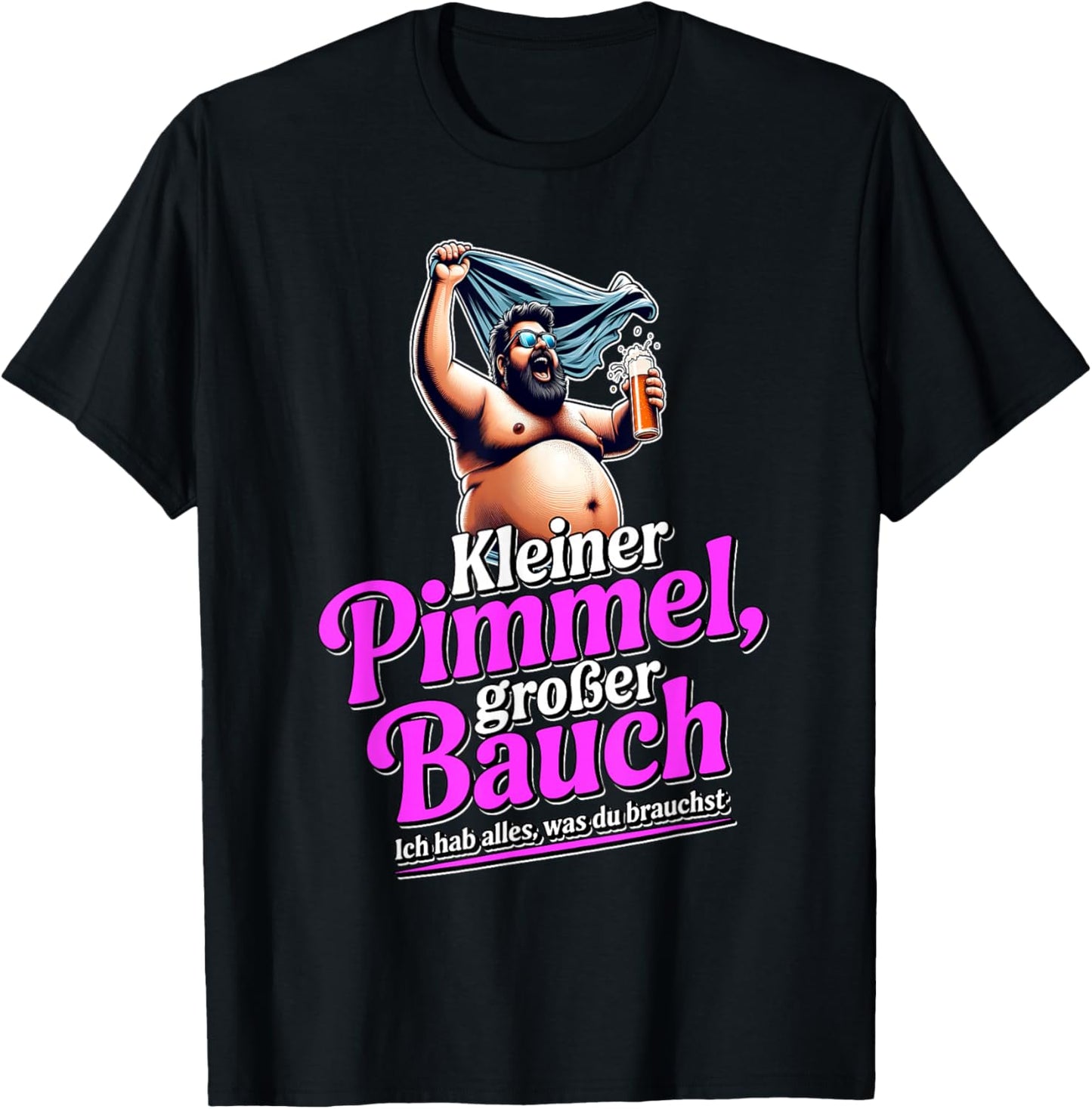 Kleiner Penis - Kleiner Schwanz - Malle Hit 2025 T-Shirt - T-Shirt | Black