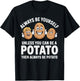 Potato Novelty Women Adult Potato Gag Potato Lovers T-Shirt - T-Shirt | Black